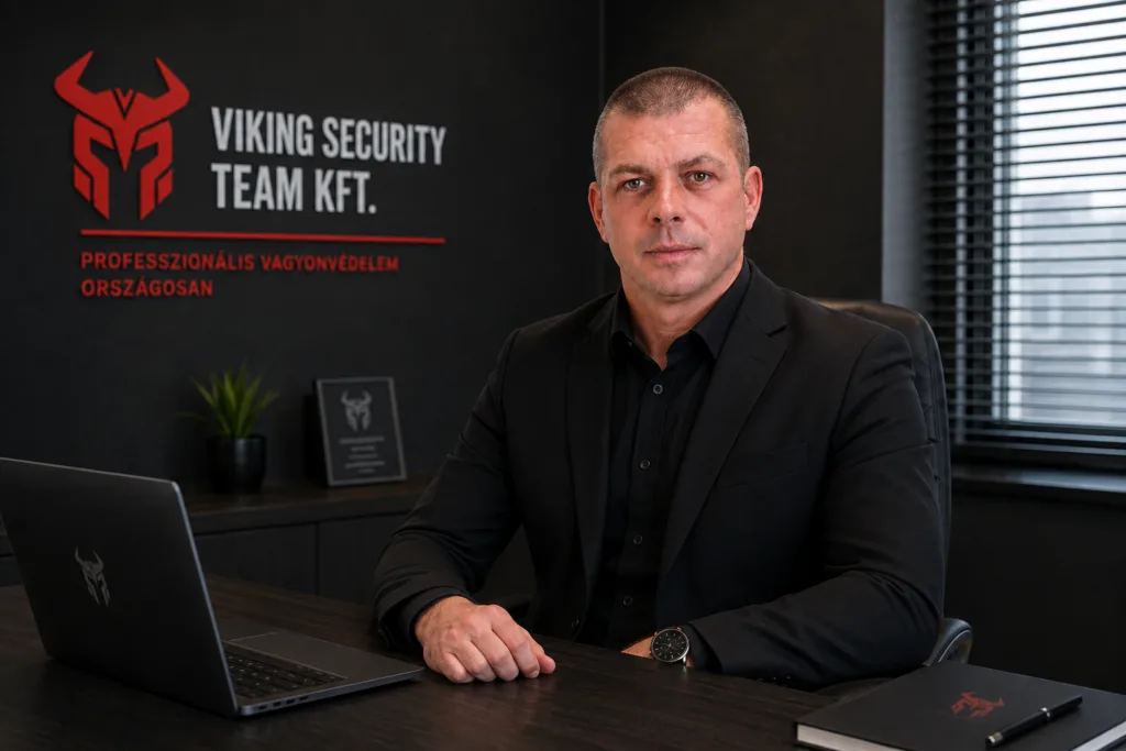 Péter Dura, managing director of Viking Security Team Kft.