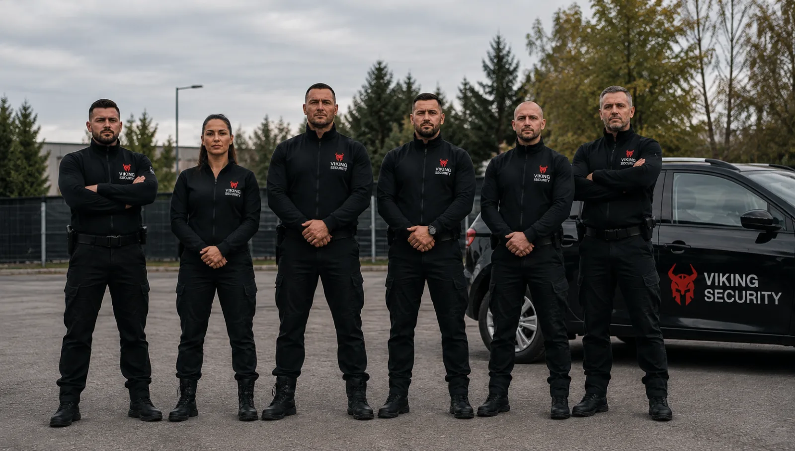 The uniformed personnel of Viking Security Team